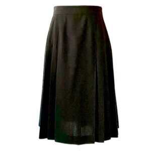 Vintage Doncaster Classic Pleated Wool Skirt Sz M
